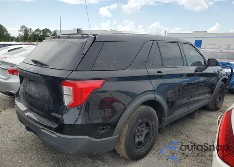 2021 Ford Explorer Police Interceptor из США, поврежденный, VIN 1FM5K8AC1MNA07227